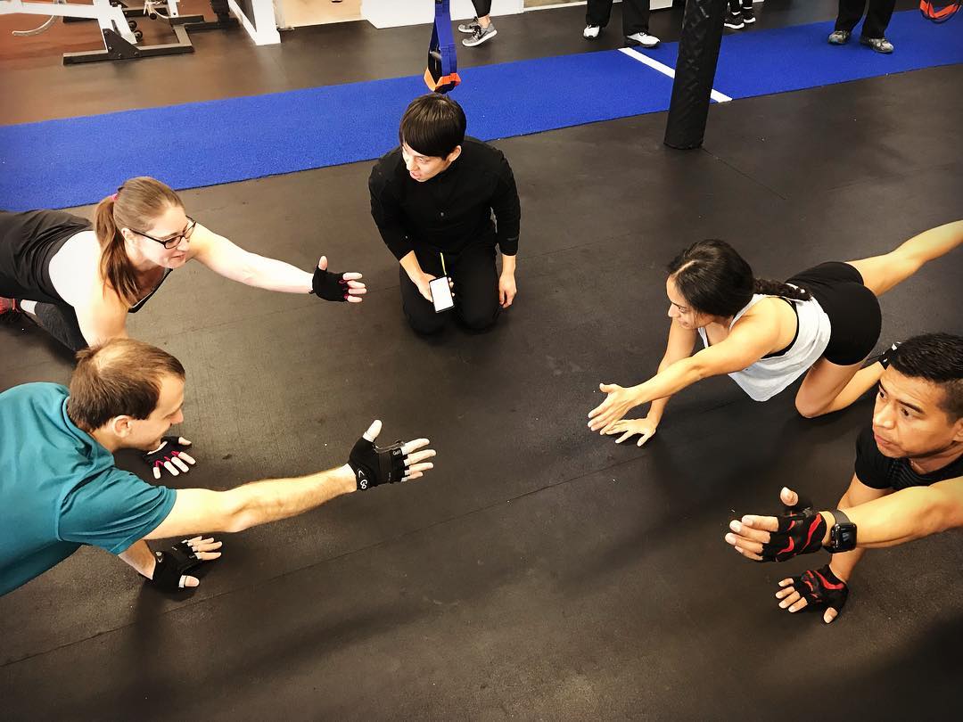 Group training session